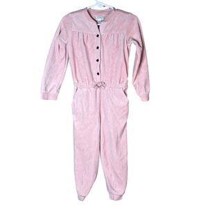 Gymboree toddler girl long sleeve pink jumpsuit‎
